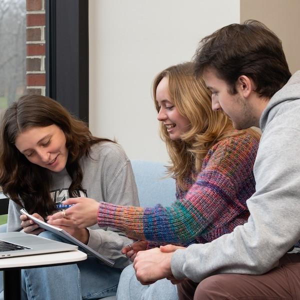 Students sitting together